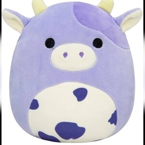 Squishmallows Bubba Purple Cow 14" Plush Kellytoy Stuffed Animal Soft Toy Tag